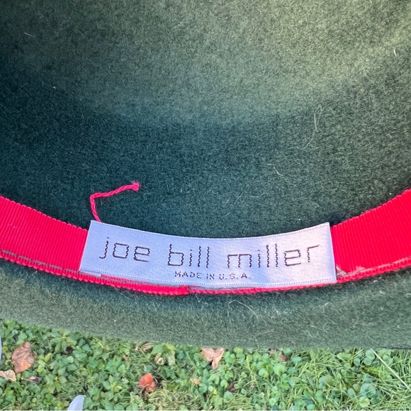 Vintage Joe Bill Miller dark green wool Matilda hat - Picture 6 of 6